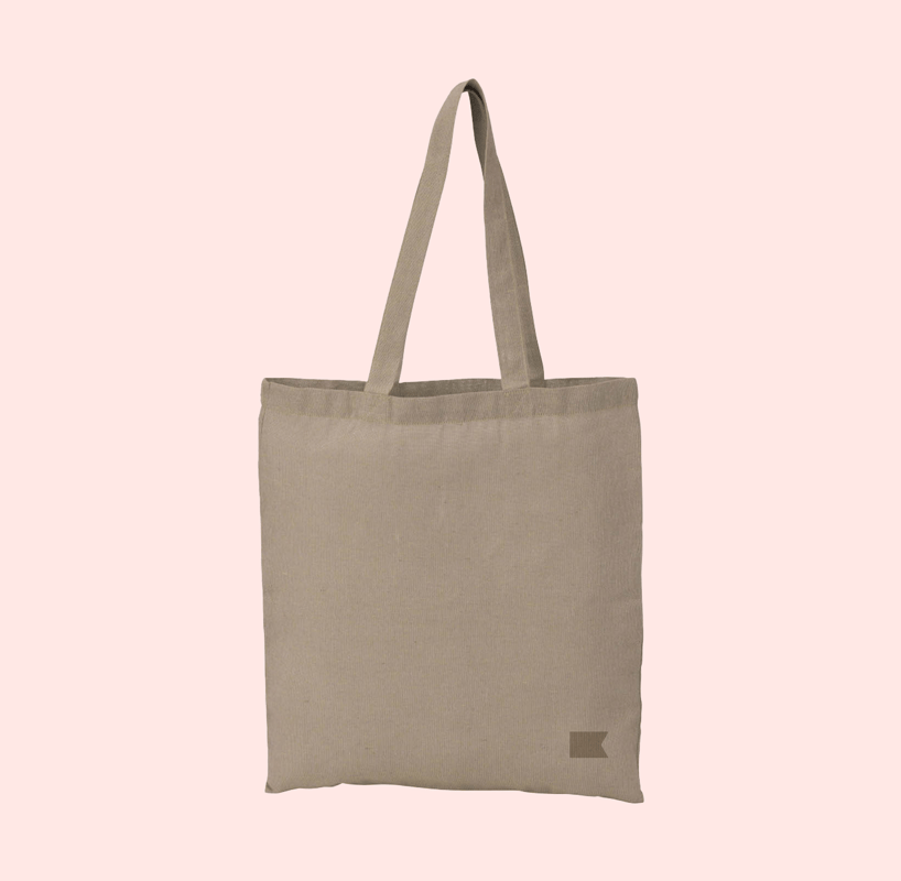 Recycled Cotton Twill Tote Bag